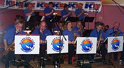 The Roseville Big Band horns