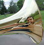 Glen plays alto trombone