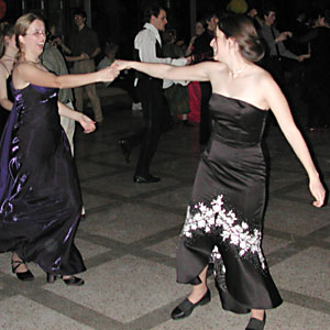Dancers demonstrate a fast East Coast swing style.