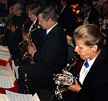 The sax section
