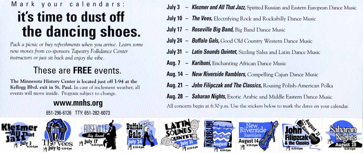 Advertisement: Mark your calendars: it's time to dust off the dancing shoes.