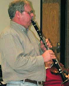 Dick Peik, clarinet soloist.
