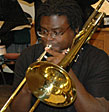 Michael plays bass trombone