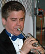 Dan plays trumpet