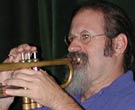 Mike plays trumpet