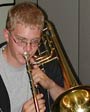 Ted plays bass trombone