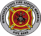 Logo of the Minnesota State Fire Service Memorial Pipe Band